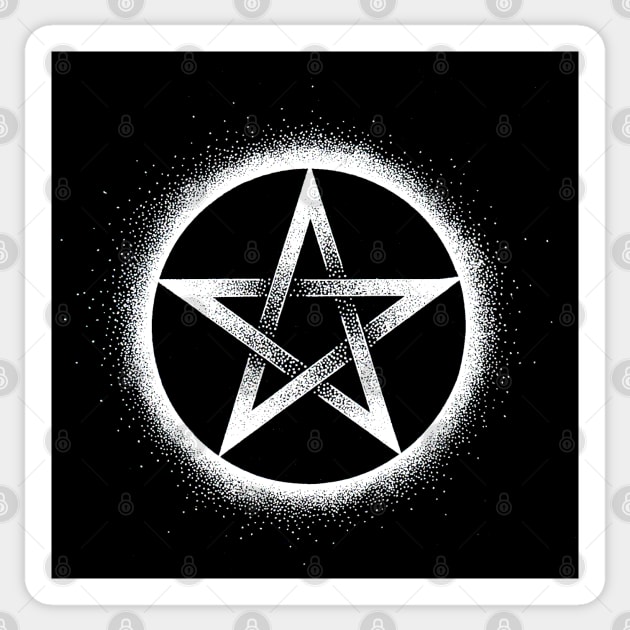 Pentagram Sticker by Ross Jones